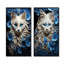 Ensemble de 2 impressions sur toile blanches et bleues-1795353044-1795353042