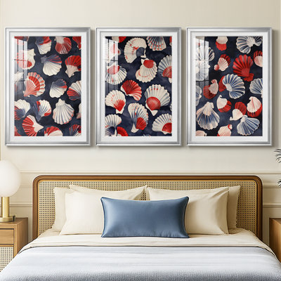 NAUTICAL Series CCCXIII  -Custom Framed  Premium Print W Matt - 3 Pieces