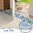 Washable Area Rug 10x13ft – Soft Low Pile Non-Slip Modern Floral Accent Carpet, Lightweight Collapsible Thin Mat for Living Room, Bedroom, Dining Room, Beige, USA-1515820535