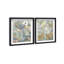 Moss Overlap Set Shadowbox Abstract Print by Oliver Gal, Black Frame, 16 x 20-44159362-223757520