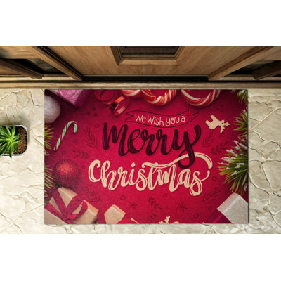 Non-Slip Christmas Outdoor Doormat