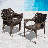 Etonnant Patio Furniture Set Wicker Dining Chairs
