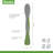 Tovolo Scoop and Spread Large Silicone Sandwich Spreader with Nylon Handle, Pesto-119463030-62839252