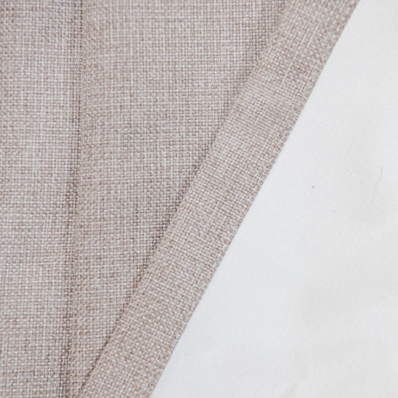 Paire de rideaux occultant en polyester Shannetta, Naturel, L 52 po x L 84 po