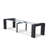 Extendable Dining Table - a Rectangle Dining Table Top with Removable leaf & Stylish Legs, Wirebrushed Black Finish-1427371353