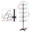 Metal Freestanding 20 - Hook Coat Rack