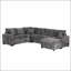 Divan-lit modulaire avec canapé-lit de rangement de 112,2 po-500706324