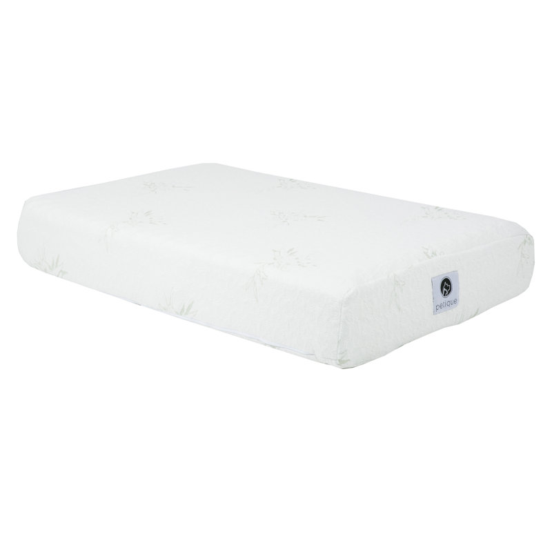 Lit pour animaux en mousse viscoélastique en bambou Petique, Petit (l 30 po x P 20 po x H 4 po)