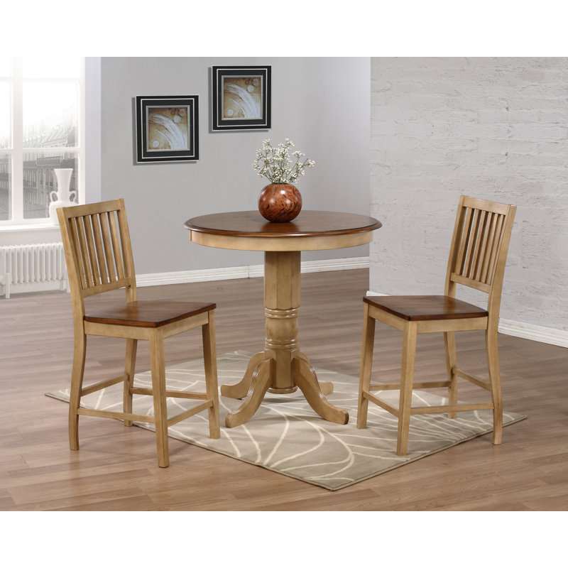 Huerfano Valley Round Solid Wood Top Dining Table