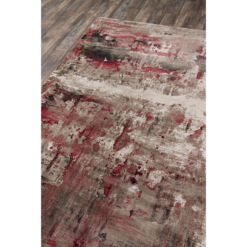 Floreat Abstract Indoor Rug, Rectangle 3'3" x 5'
