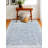 Tapis transitionnel bleu Dalton Collection-67105890