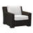 Rustic Wicker Patio Armchair (No Cushions)-20521096