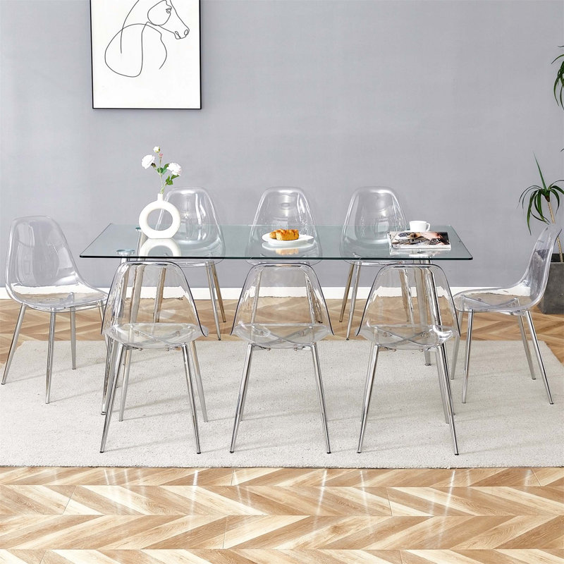 9 Pieces Dining Table Sets