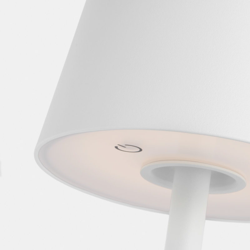 Nevis Medium Rechargeable Floor Lamp, Matte White