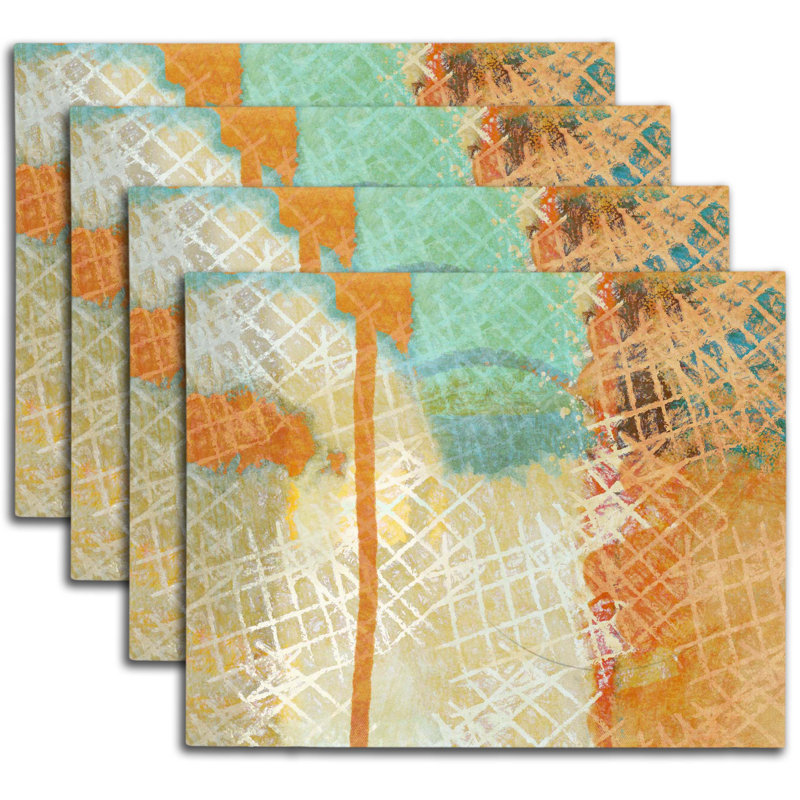 Napperon abstrait en polyester