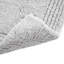 Tapis de bain réversible 100% coton touffeté 3000 g / m² gris 24 po x 72 po-2075669973