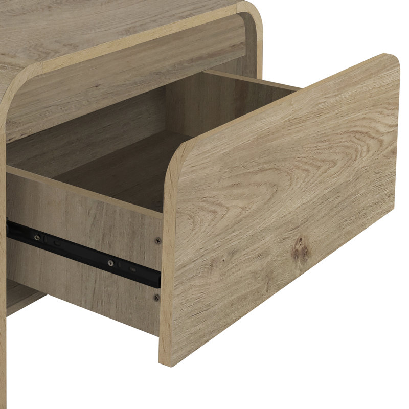 Ensemble 2 pièces de table de bout Donovan, Beige, 21.6" H x 24" W x 15.7" D