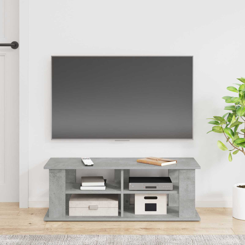 Unfinished TV Stand for TVs up to 77", Concrete Grey