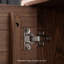 Buffet simple en noyer noir multifonction