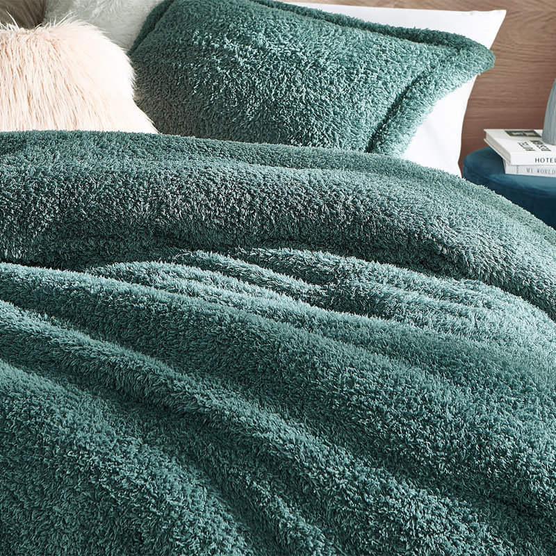 Coma Inducer Baffle Box Stitch Comforter Set, Queen Comforter + 2 Standard Shams