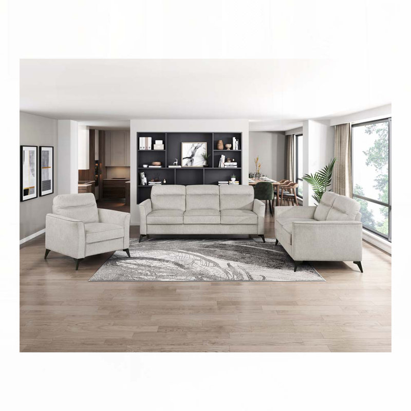 Microfiber Upholstery Loveseat, Tan