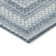 Machine Washable Indoor/Outdoor Xhevrie Denim Rug