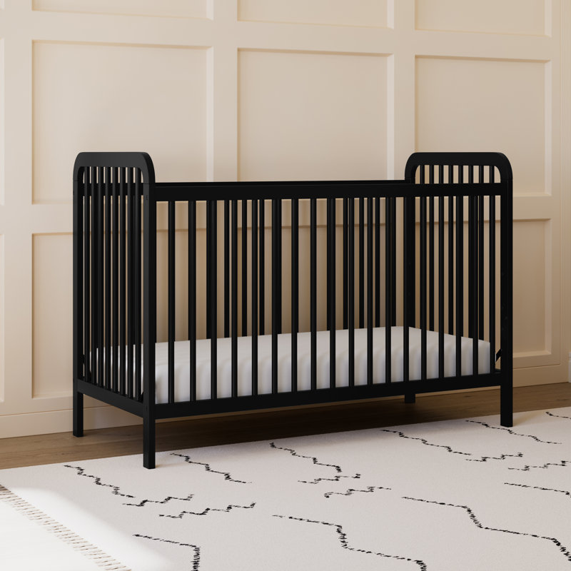 Storkcraft Pasadena 3-in-1 Convertible Crib, Black, Crib