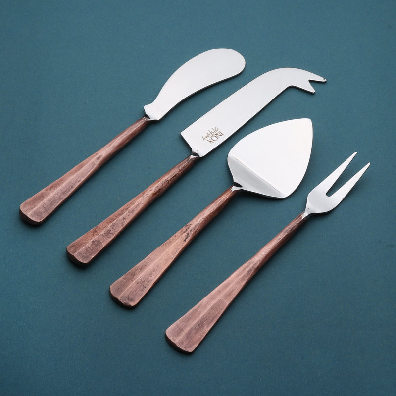 Accessoires pour fromage antique en cuivre Ridge Design, 4 pièces Ensemble