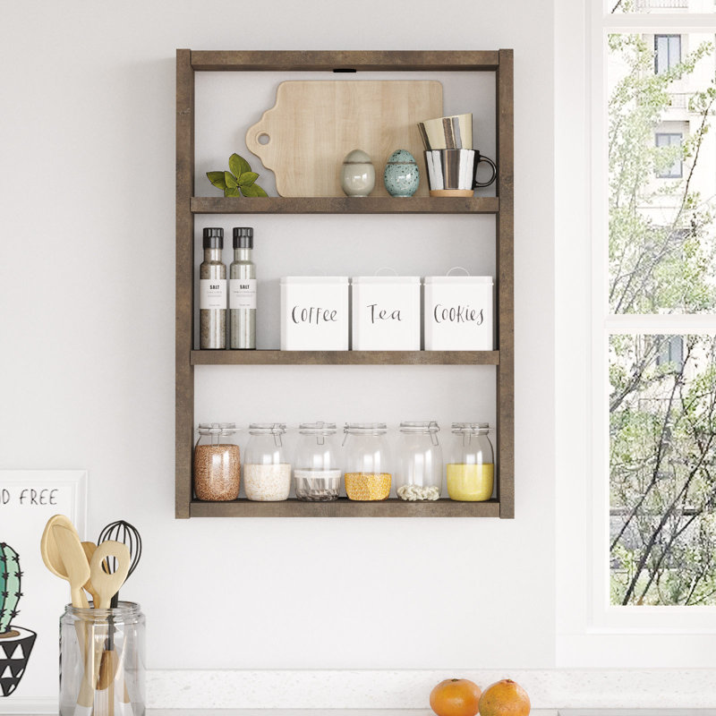 Wall Shelf, Brun