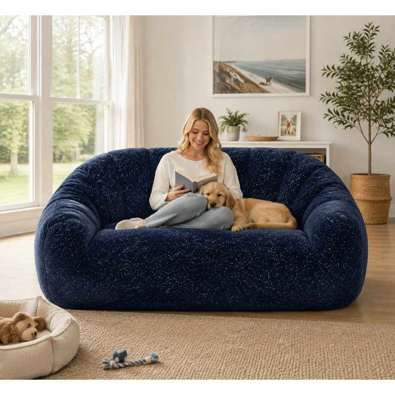 Bean Bag Chair, Blue