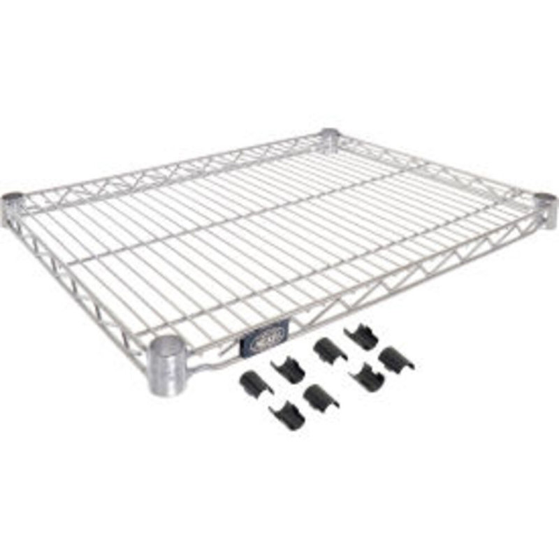 Tablette à fil standard, H 1,75 po x l 24 po x P 18 po