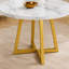 Table de salle à manger 31,5 ", table de cuisine industrielle avec base en métal