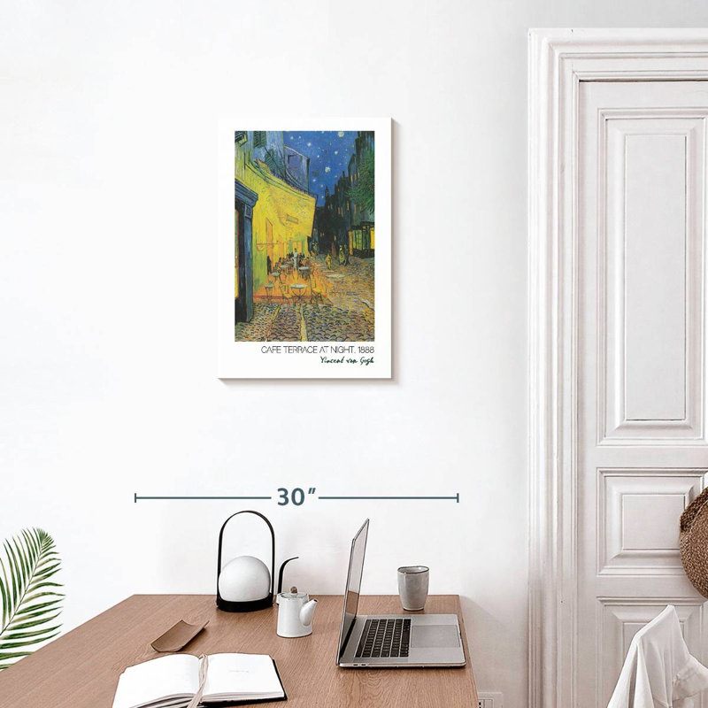 Affiche de l'exposition Cafe Terrace Van Gogh, H 24 po x l 16 po