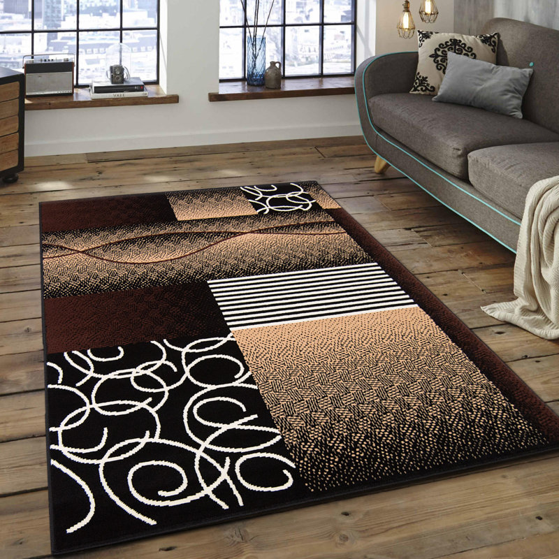 Geometric Indoor Rug, 7'7" x 10'6"