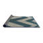Tapis bleu à chevrons Fairmount-1451880164