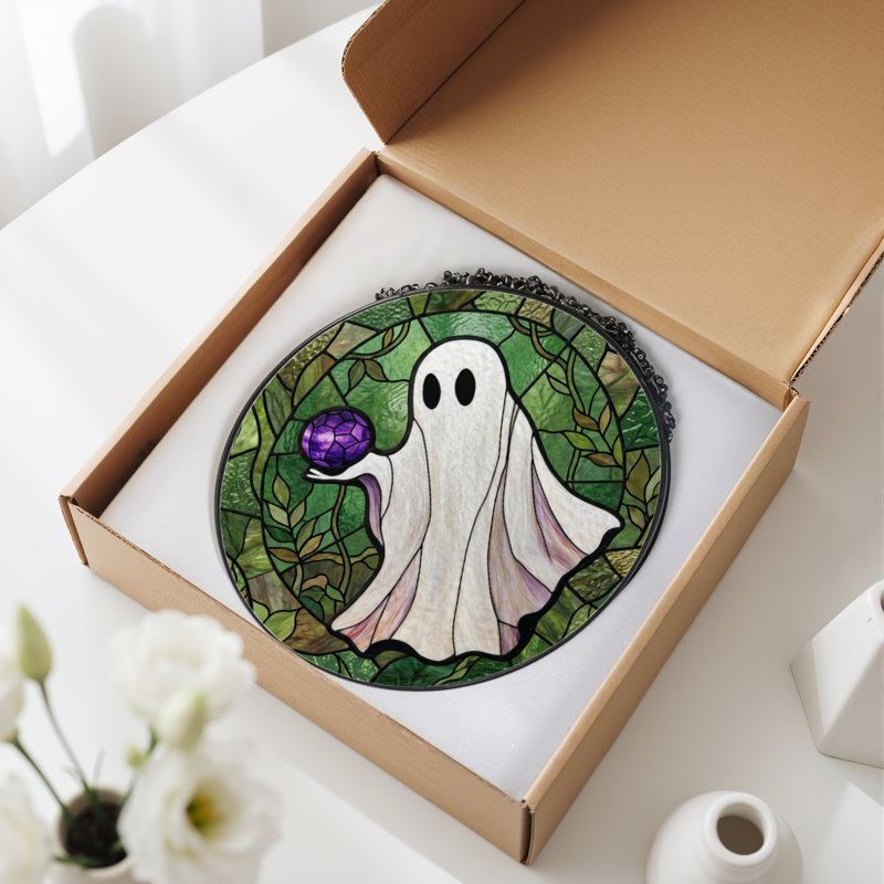 Vitrail 12 po H Ghost And Orb