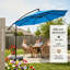 Parasol en porte-à-faux octogonal 10 'avec base lestée-108840698