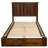 Fireside Lodge Barnwood Traditional Platform Bed - Single-9375371