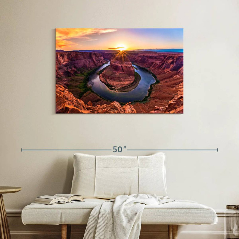 Alvord Sunrise At Horseshoe Bend, H 26 po x l 39 po