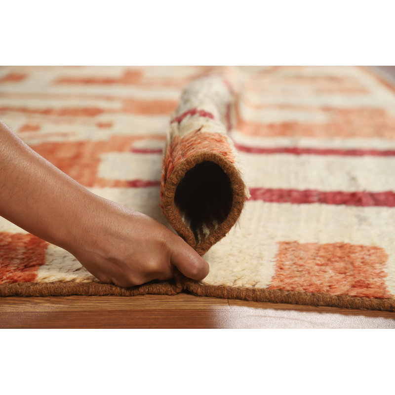 Tapis oriental marocain en laine fait à la main 7 x 10