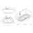 EAGO AM128ETL 6 ft Acrylic White Whirlpool Bathtub w Fixtures