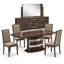 Extendable Solid Wood Dining Set-322391971