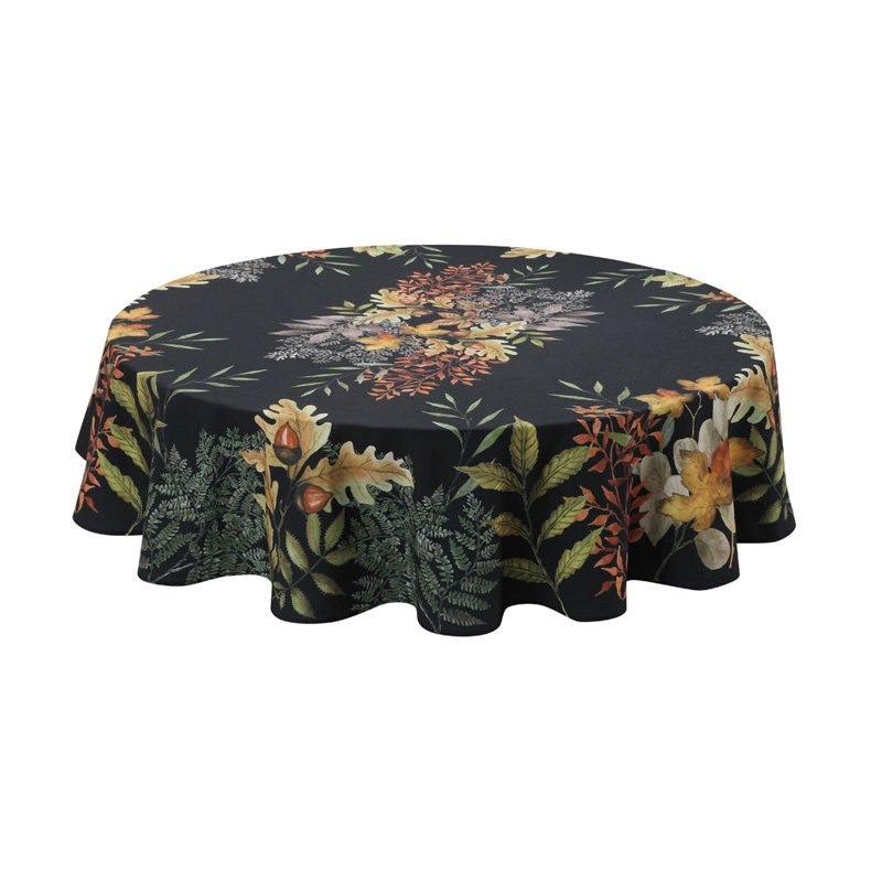 Nappe sophistiquée à motif floral d'automne