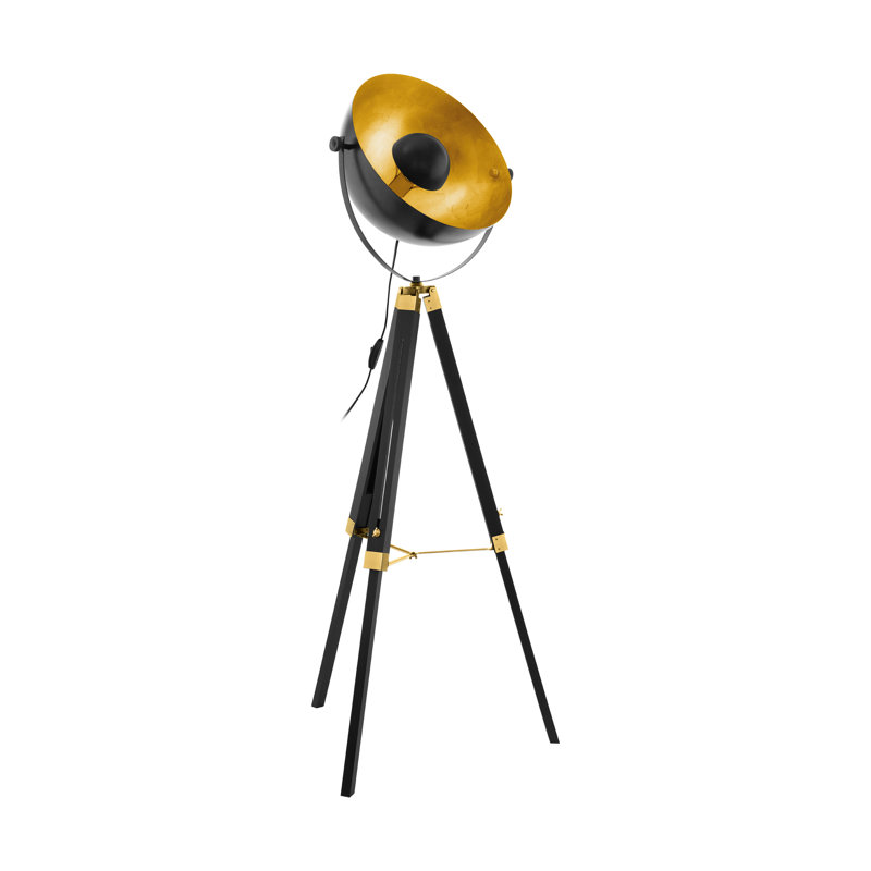 Bush 164cm Matte Tripod Floor Lamp, Black
