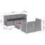  Garden Sofa Rattan Look PP Patio Seating Outdoor Balcony Polypropylene-798032095