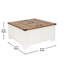 Table basse Modern Farmhouse avec plateau relevable et rangement-2016706969-2016706949