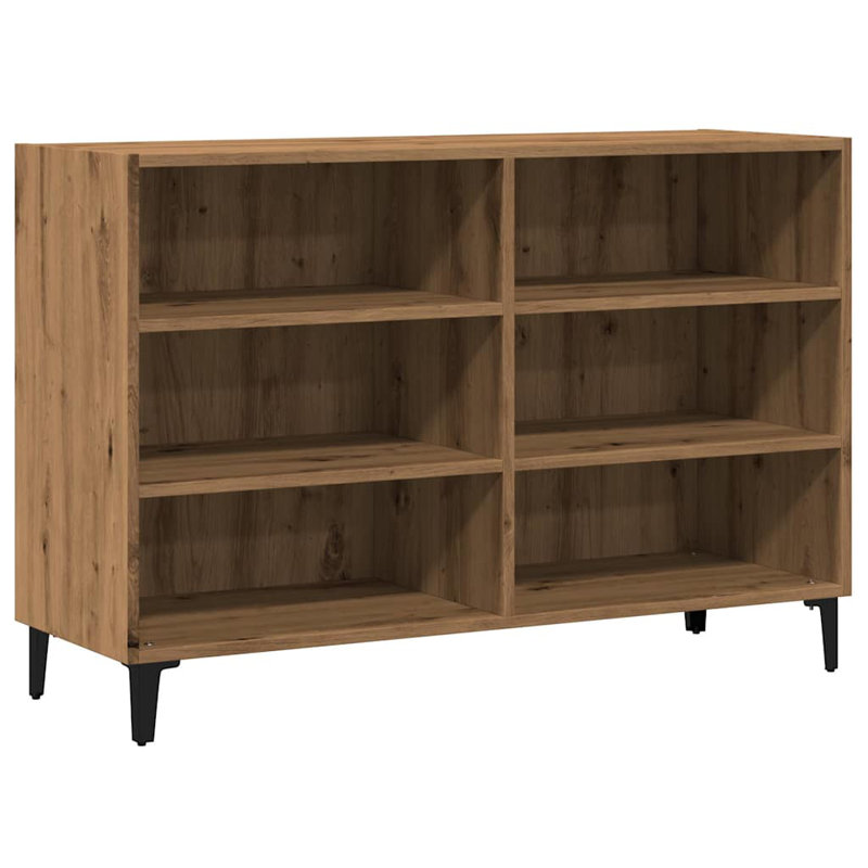 Ayanti 70cm H x 103.5cm W Bookcase, Artisan Oak