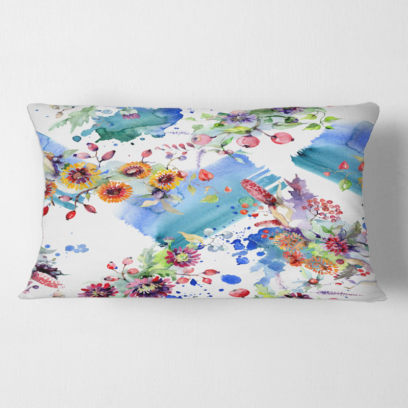 Floral Throw Pillow