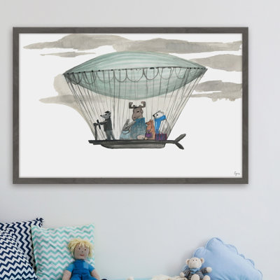 «Globetrotters», reproduction encadrée
