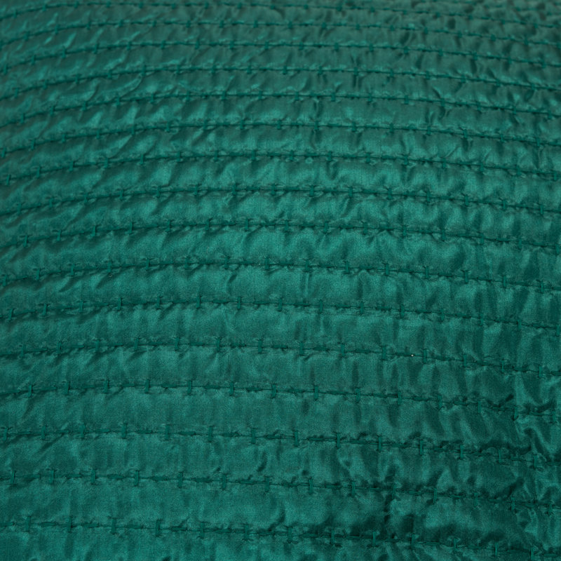 Square Pillow Cover and Insert, Deep Green